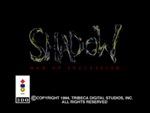Shadow: War of Succession title screen for 3DO